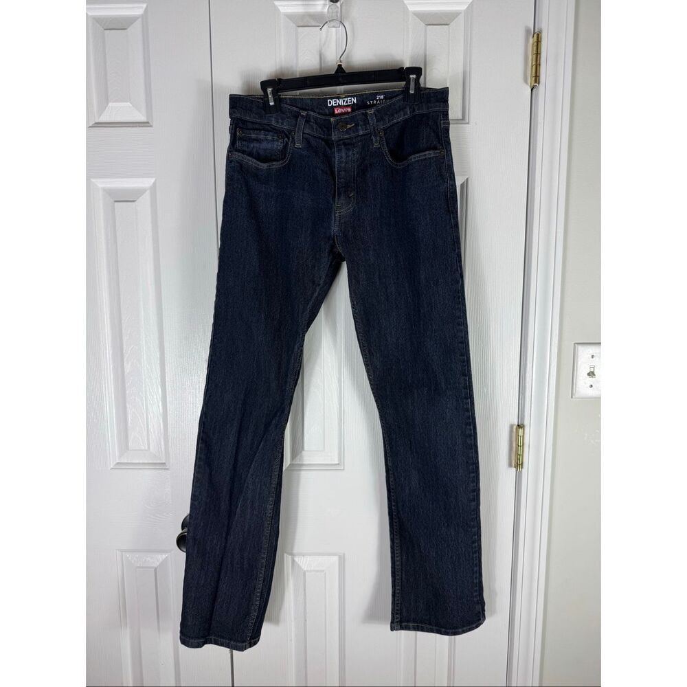 218 Levi’s Mens Straight Fit Denizen Jeans Size 34/34